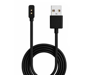 OcioDual Câble de Charge Magnétique 2 Broches Noir, Compatible avec Xiaomi Mi Band 8, Redmi Band 2 Montres connectées Chargeur USB Smartwatch Universelle