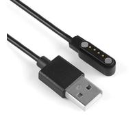 OCIODUAL Câble de chargeur USB pour montre intelligente modèle universel 4 broches 9 mm base magnétique-divers modèles. Noir