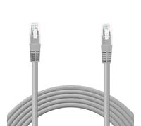 OcioDual Câble Ethernet Cat.6 de 7m Câble Réseau UTP AWG24 Gris 1 Gbps 250 MHz avec Connecteur RJ45, Compatible avec PC PS5 PS4 XBOX X/S TV BOX ROUTER NAS Server Cat.5 et Cat.5e