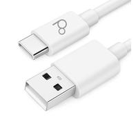OcioDual Câble USB C charge rapide, câble USB type C, charge rapide, USBC, 0,3 mm 5 A 100BA, blanc, alimentation et données, accessoire chargeur rapide pour smartphones, tablettes