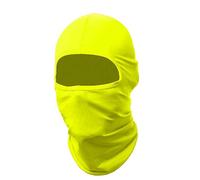 OcioDual Cagoule Masque de Ski, Jaune Fluo pour Sports en Plein Air, Vélo, Moto, Snowboard Ski Cyclisme, Escalade, Trekking, Balaclava Respirant Léger Protection Contre Les UV