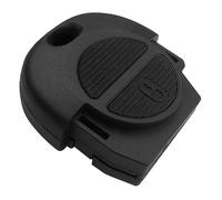 OcioDual Coque Clé 2 Boutons Compatible avec Nissan Micra Almera Primera X Trail, Boitier de Remplacement Voiture, Télécommande avec Lame Vierge, Housse Rigide Case