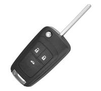 OcioDual Coque de Cle de Voiture , Etuí Télécommande 3 Boutons, Compatible avec Opel Astra Insignia Zafira, Télécommande avec Lame Vierge, Trou pour Logo, Car Keys