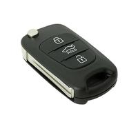 OcioDual Coque de Cle de Voiture, Etuí Télécommande 3 Boutons Pliable, Compatible avec KIA Rondo Sportage Soul, Boitier Remplacement Plip Voiture, Télécommande avec Lame Vierge, Car Keys