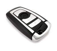 OcioDual Coque de Cle de Voiture, Etúi Télécommande 4 Boutons Compatible avec BMW CAS4 F 3 5 7 Series E90 E92 E93 X5 F10 F20 F30 F40, Télécommande avec Lame Vierge, Housse Rigide Case