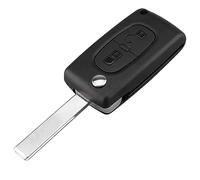 OcioDual Coque de Cle de Voiture, Étui Télécommande à 2 Boutons, CE0536 avec Lame HU83, Ètui Compatible avec Peugeot 206 207 306 307 308 407 607 806, Citroën C2 C3 C4 C5