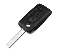OcioDual Coque de Cle de Voiture, Étui Télécommande à 3 Boutons, CE0536 avec Lame HU83, étui Compatible avec Peugeot 206 207 306 307 308 407 607 806, Compatible avec Citroën C3 C4 C5 C6