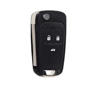 OcioDual Coque de Clé Pliable à 3 Boutons Compatible avec Opel Astra Insignia Zafira