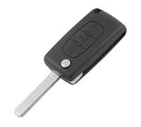 OcioDual Coque de Clé Télécommande de Phare à 3 Boutons, CE0536 avec Lame VA2, étui Compatible avec Peugeot 206 207 306 307 308 407 607 806, Citroën C2 C3 C4 C5 C6, étui à Clés