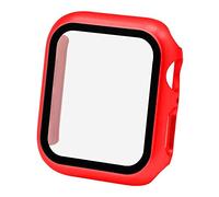 OcioDual Coque de Protection Compatible avec Apple Watch Series 4/5/6 SE 40 mm I Coque de Protection Complète ultra Fine, Résistante aux Rayures et aux Chutes - Rouge
