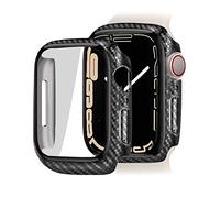 OcioDual Coque de Protection Compatible avec Apple Watch Series 8/7 (45 mm) I Protection complète Ultra Fine, résistante aux Rayures et aux Chutes - Fibre de Carbone