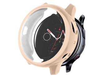 OcioDual Coque de Protection en TPU, Coleur Or Rose Compatible avec Galaxy Watch Active 2 (44mm), Housse de Protection Anti Chocs et Anti-Rayures