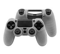 OcioDual Coque de Protection Silicone Compatible avec Manette PS4/Slim/PRO Translucide Gamepad Étui Housse Bumper AntiDérapant