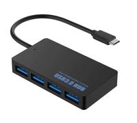OCIODUAL Hub Type C vers 4 Ports USB 3.0 Noir Transfert de Données Haute Vitesse 5Gbps Ultra Rapide Data Adaptateur Splitter