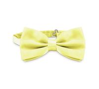 OCIODUAL Noeud papillon élégant pour homme en Jaune clair Design unicolor avec fermeture