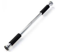 OcioDual Barre de traction avec vis incluses, supporte jusqu'à 100 kg, salle de sport, exercices à domicile, barre de traction murale Argent, callisthénie, sport, salle de gym à domicile