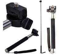 OcioDual Perche Télescopique Monopod Adaptateur pour GoPro Camera Portable Trepied Hand
