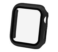 OcioDual Protecteur Avec Verre Trempé Compatible Avec Apple Watch 4/5/6 et SE (44 mm) Noir
