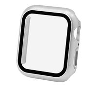 OcioDual Protecteur PE avec Verre trempé Compatible avec Watch 4/5/6 et SE (44 mm) Argent