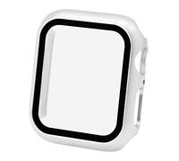 OcioDual Protecteur PE Avec Verre Trempé Compatible Avec Watch 4/5/6 et SE Blanc