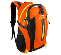 OcioDual Sac a Dos Randonnee 30L Orange, Sac Randonnée, Voyage Imperméable Léger, Sac de Voyage Cabine Pliable, Sac a Dos Homme Montagne Trekking