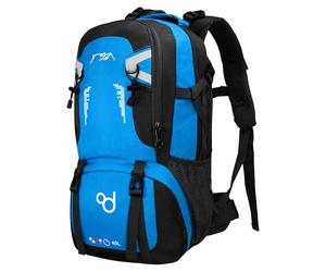 OcioDual Sac a Dos Randonnee 40L Bleu, Sac Randonnée, Voyage Imperméable Léger, Sac de Voyage Cabine Pliable, Sac a Dos Homme Montagne Trekking