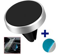 Ociodual Support Universel Aimant Grille d'Aération Magnetique Voiture Smartphone Aeration Telephone Apple Samsung Argent A8