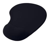 OcioDual Tapis de Souris Repose Poignet, Mouse Pad avec Support en Gel, Tapis Souris Ergonomique Tissu Doux, Tapis de Souris Noir avec Base en Caoutchouc Antidérapant