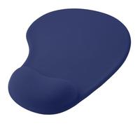 OcioDual Tapis de Souris Repose Poignet, Mouse Pad avec Support en Gel, Tapis Souris Ergonomique Tissu Doux, Tapis de Souris Bleu Foncé avec Base en Caoutchouc Antidérapant