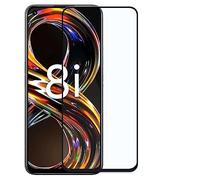 OcioDual Verre Trempé avec Cadre Noir pour Realme 8i/Narzo 50 4G, Protecteur d'écran, Vitre Premium - Bord 9D 0,33mm HD - Dureté 9H Glass - Ultra Résistant - Sans Bulles d'Air