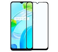 OcioDual Verre Trempé avec Cadre Noir pour Realme C30/Narzo 50i Prime, Protecteur d'écran, Vitre Premium - Bord 9D 0,33mm HD - Dureté 9H Glass - Ultra Résistant - Sans Bulles d'Air