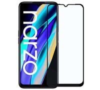 OcioDual Verre Trempé avec Cadre Noir pour Realme Narzo 50A Prime, Protecteur d'écran, Vitre Premium Bord 9D 0,33mm HD, Dureté 9H Glass, Ultra Résistant, Sans Bulles d'Air