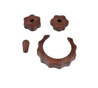 OCKSVOGF Compatible For Lelit, Compatible For BiancaV3, Compatible For MaraX, Machine À Café En Noyer, Bouton De Commutation De Vapeur, Tête D'infusion, Anneau Anti-brûlure(F)