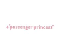 OCKULT Autocollants de rétroviseur de voiture princesse passagère, autocollants en vinyle pour rétroviseurs de voiture, imperméables et élégants, accessoires de voiture, pour femmes et filles