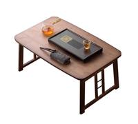 OCKULT Table Basse en Bambou - Aucun Assemblage Requis Table Basse Pliante Meuble De Chambre À Coucher pour S'asseoir par Terre(Brown,80 * 50 * 36cm)