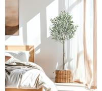 Oc'leaf Olivier Artificiel - 150cm Olivier Plante Artificielle, Grand Olivier, Décoration d'olivier pour la Maison, Salon, Chambre, Bureau, Jardin