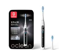Oclean Brosse à dents électrique X Pro 20, 4 modes de brossage, Brosse à Dents Sonique avec écran tactile, 12 zones de suivi, 84 000 mouvements/minute, 40 jours d'autonomie - Blanc
