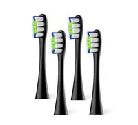 Oclean Lot de 4 têtes de brosse à dents électriques Oclean avec poils DuPont - Pour brosse à dents électrique - En forme de W - Pour brosse à dents sonique - Noir