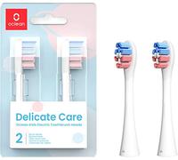 Oclean Têtes de brosse à dents de rechange pour enfants, compatible avec toutes les poignées électriques Oclean, approuvé par la FDA (lot de 2) - Blanc
