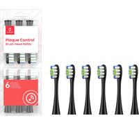 Oclean têtes de remplacement Plaque Control Medium, P1C5 B06 - 6 pcs, noir