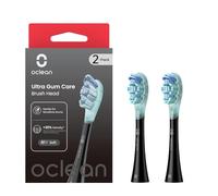 Oclean Ultra Gum Care Lot de 2 Têtes de Brosses à Dents Électriques Soniques, Pour Toutes les Brosses X Ultra, Doux Pour les Gencives et les Dents, 2pcs, Noir