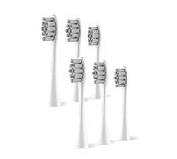 Oclean W06 Têtes De Rechange Pour Brosse A Dents, Compatibles Avec Tous Toutes Les Poignées Electriques Oclean, Approuvés Par La FDA (Lot De 6) - Blanc