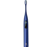 Oclean X Pro Brosse à Dents Électrique, Écran Tactile Intelligent, 3 Modes Brossage Blanchiment, Capteur de pression, Autonomie 30 Jours Charge Rapide, Design AntiMoisissure, Minuteur&APP, IPX7, Bleu