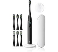 Oclean X Pro Elite Set, Brosse à dents électrique, 7 Brossettes&Étui voyage, Brosse à dents électrique sonique Sileusieux, Suivi en temps réel et 4 Modes Sensible, Minuteur et Rappel 30s, Noir Set