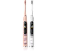 Oclean X10 Set brosse à dents électrique sonique PACK DUO Pink & Silver