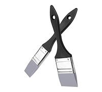 Ocnvlia 2 PièCes SéRies Pinceaux Plats en Silicone, Pinceau et éTroit en Silicone pour Art, Ensembles de Pinceaux Solides pour Peintures Acryliques