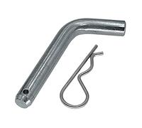 Ocnvlia Goupille et Clip D'Attelage de Remorque Attelage de Remorque Robuste de 5/8 Pouces de DiamèTre pour Support de Boule D'Attelage de RéCepteur de 2 Pouces de DiamèTre argent