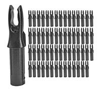 Ocnvlia Lot de 60 flèches de tir à l'arc ID 6,2 mm Flèches à came Insert Tagel pour bricolage tir de chasse flèches connexion arc reccurve