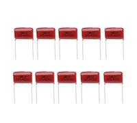 Ocobudbxw 10 pièces CBB22 105J 400V condensateurs à Film métallisé 1UF P20mm condensateurs à Couche Mince