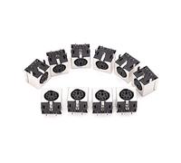 Ocobudbxw 10 pièces Mini connecteurs de Prise Din 6 Broches PS-2 Prise Femelle PCB connecteur à souder PC Souris